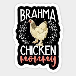 Brahma Chicken Mommy Sticker